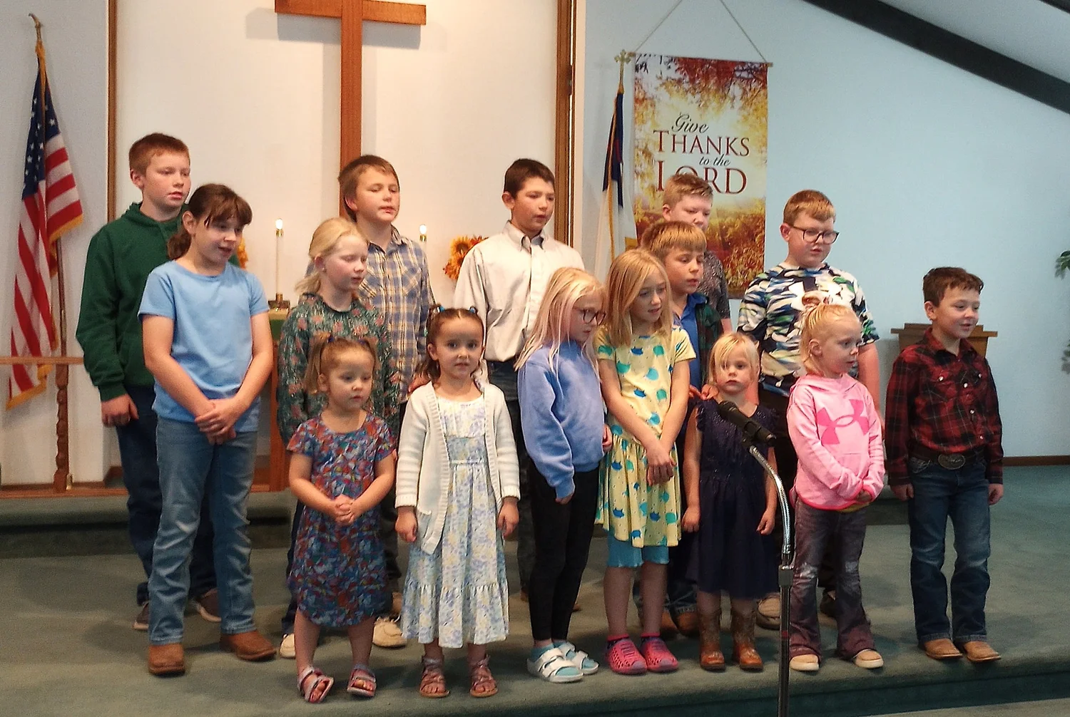  Sunday School Sings on Harvest Fest Sunday 
